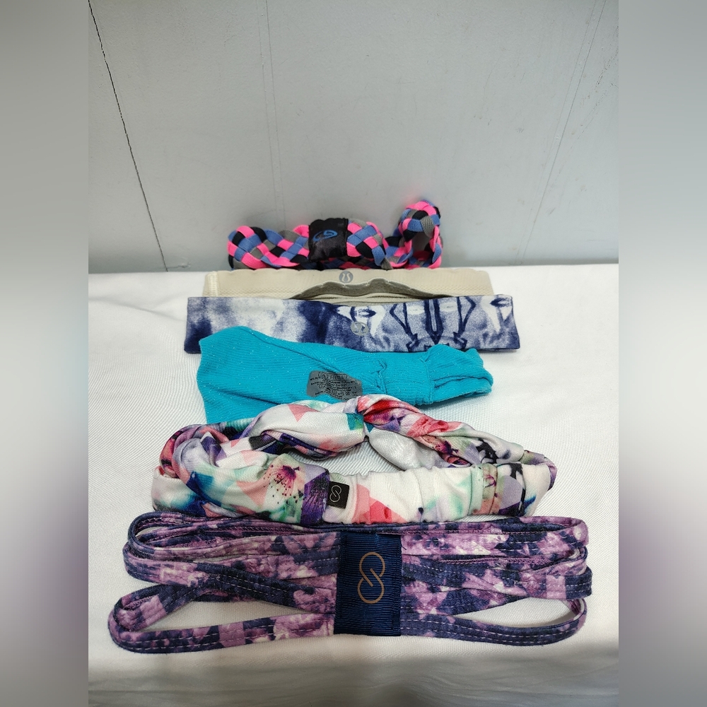 Lululemon‎ Athleta Calia Champion Headbands Lot of 6 Athletic Workout Yoga